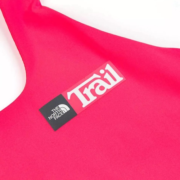 NWT The North Face Trail Movmynt Bra Brilliant Coral Women’s Size Large MRSP $65 - Picture 7 of 12